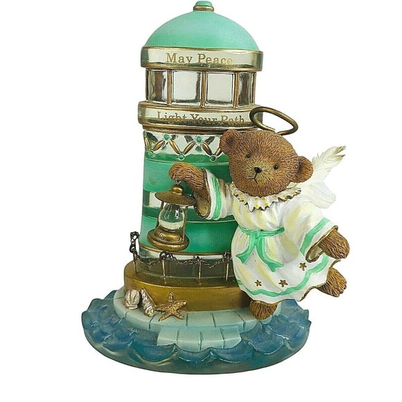 Unknown Other - May Peace Light Your Path Figurine Bearers of Light Collection Bear Lighthouse